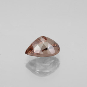 Grenat Couleur Changeant Brun Doré à Orange naturelle En forme de poire, 1.10 ct, VS