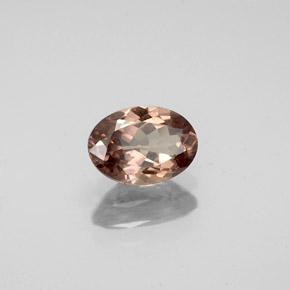 Grenat à changement de couleur marron naturelle coupe ovale, 1,10 ct, VS