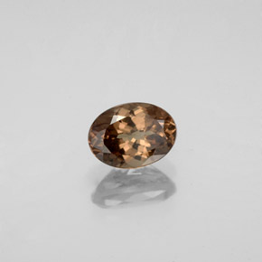 Grenat à changement de couleur multicolore naturelle coupe ovale, 1,18 ct, VVS-VS