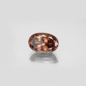 Grenat à changement de couleur multicolore naturelle coupe ovale, 3,78 ct, VS