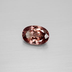 Grenat à changement de couleur multicolore naturelle coupe ovale, 2,85 ct, VS