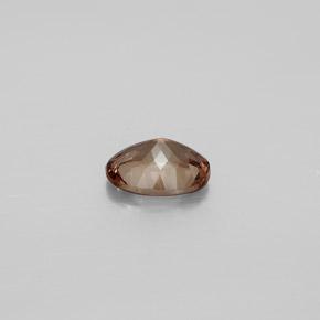 Grenat à changement de couleur marron naturelle coupe ovale, 1,57 ct, VS