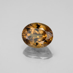 Grenat à changement de couleur multicolore naturelle coupe ovale, 2,72 ct, VVS-VS