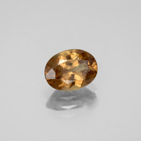Grenat Couleur Changeant Brun Doré à Orange naturelle Coupe ovale, 1.62 ct, VS-SI