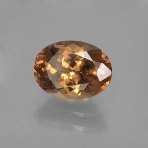 Grenat Couleur Changeant Brun Doré à Orange naturelle Coupe ovale, 1.87 ct, VS-SI