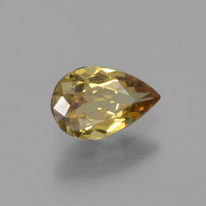 Grenat à changement de couleur multicolore naturelle en forme de poire, 0,47 ct, VVS