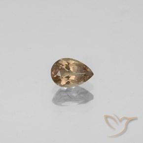 Grenat Couleur Changeant Marron clair naturelle En forme de poire, 0.57 ct, VS