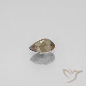 Grenat Couleur Changeant Marron clair naturelle En forme de poire, 0.57 ct, VS
