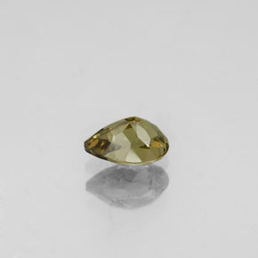 Grenat à changement de couleur multicolore naturelle en forme de poire, 0,63 ct, VS