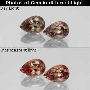 Achetez naturel 1,18ct multicolore grenat à changement de couleur gems, en forme de poire, en provenance madagascar chez gemselect. en stock, livraison internationale!
