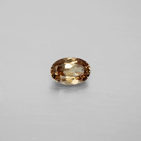 Grenat Couleur Changeant Brun Doré à Orange naturelle Coupe ovale, 0.62 ct, VVS-VS