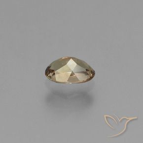 Grenat Couleur Changeant Marron clair naturelle ovale, 0.57 ct, VVS-VS