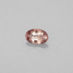 Grenat Couleur Changeant Rose à Orange naturelle Coupe ovale, 0.54 ct, VS