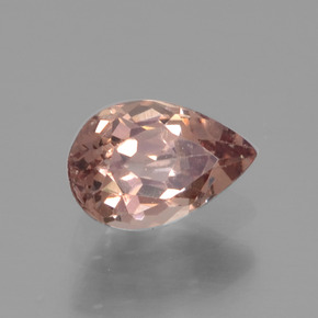Grenat Couleur Changeant Brun léger moyen naturelle En forme de poire, 0.46 ct, VS