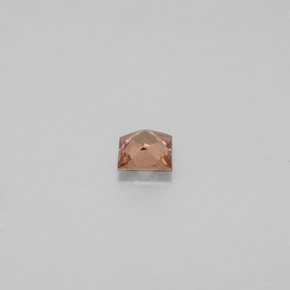 Grenat à changement de couleur multicolore naturelle carré, 0,36 ct, VS