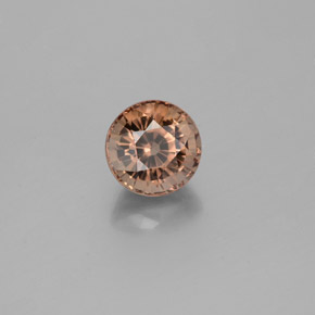 Grenat Couleur Changeant Brun Doré à Orange naturelle Coupe roude, 1.30 ct, VVS