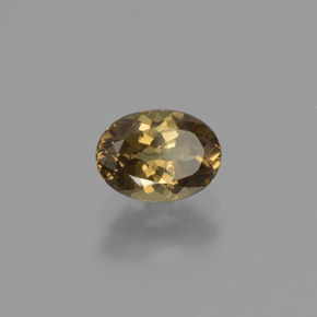 Grenat à changement de couleur multicolore naturelle coupe ovale, 1,18 ct, VVS-VS