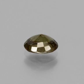 Grenat à changement de couleur marron naturelle coupe ovale, 0,89 ct, VS