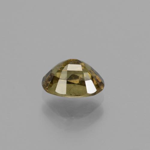Grenat à changement de couleur marron naturelle coupe ovale, 0,96 ct, VS-SI
