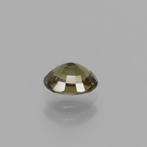 Grenat à changement de couleur marron naturelle coupe ovale, 0,74 ct, VS