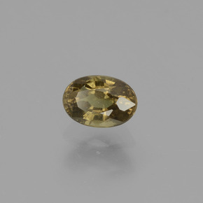 Grenat à changement de couleur multicolore naturelle coupe ovale, 0,75 ct, VS