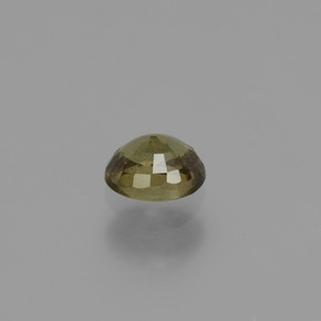 Grenat à changement de couleur multicolore naturelle coupe ovale, 0,57 ct, VS