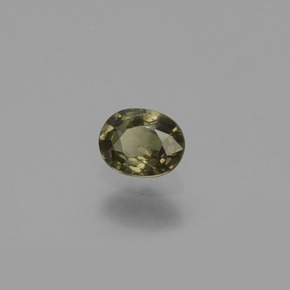 Grenat Couleur Changeant Brun verdâtre à rouge-rose naturelle Coupe ovale, 0.44 ct, VS