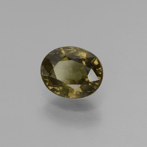 Grenat Couleur Changeant Brun verdâtre à rouge-rose naturelle Coupe ovale, 1.51 ct, VS-SI