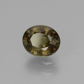 Grenat Couleur Changeant Brun verdâtre à rouge-rose naturelle Coupe ovale, 1.86 ct, VS-SI