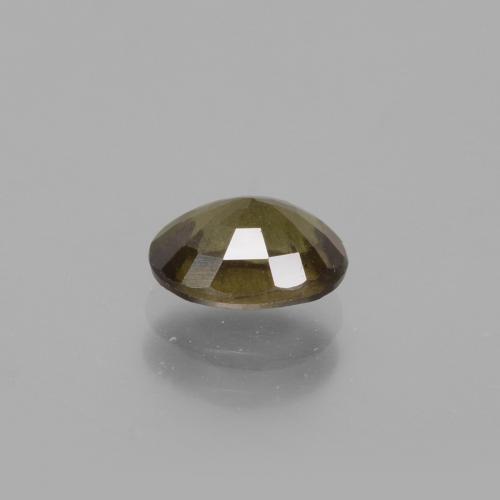 Grenat à changement de couleur marron naturelle coupe ovale, 1,32 ct, VS-SI