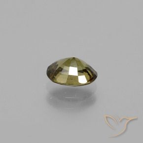 Grenat à changement de couleur marron naturelle coupe ovale, 0,92 ct, VS-SI