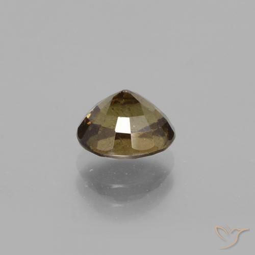 Grenat Couleur Changeant Marron foncé naturelle ovale, 1.55 ct, VS-SI