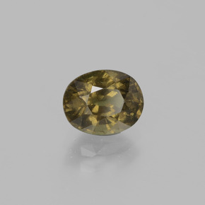 Grenat Couleur Changeant Brun verdâtre à rouge-rose naturelle Coupe ovale, 1.49 ct, VS-SI