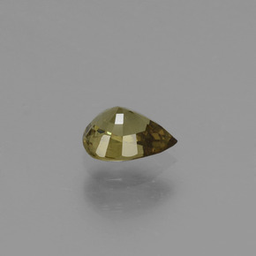 Grenat à changement de couleur multicolore naturelle en forme de poire, 0,42 ct, VS