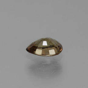 Grenat à changement de couleur multicolore naturelle en forme de poire, 0,52 ct, VS