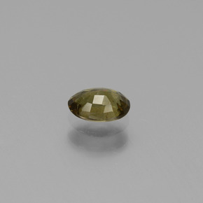 Grenat à changement de couleur multicolore naturelle coupe ovale, 0,54 ct, VS