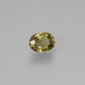 Grenat à changement de couleur de couleur changeante naturelle coupe ovale, 0,59 ct, VS