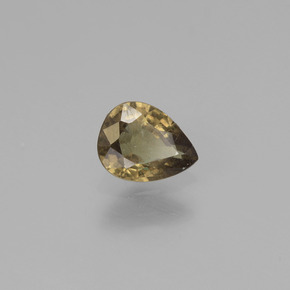 Grenat Couleur Changeant Vert à Rouge-Rose naturelle En forme de poire, 0.73 ct, VS