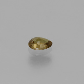 Grenat à changement de couleur multicolore naturelle en forme de poire, 0,46 ct, VS