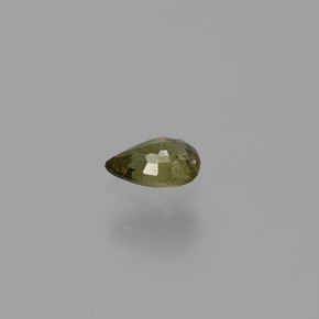 Grenat à changement de couleur de couleur changeante naturelle en forme de poire, 0,43 ct, VS