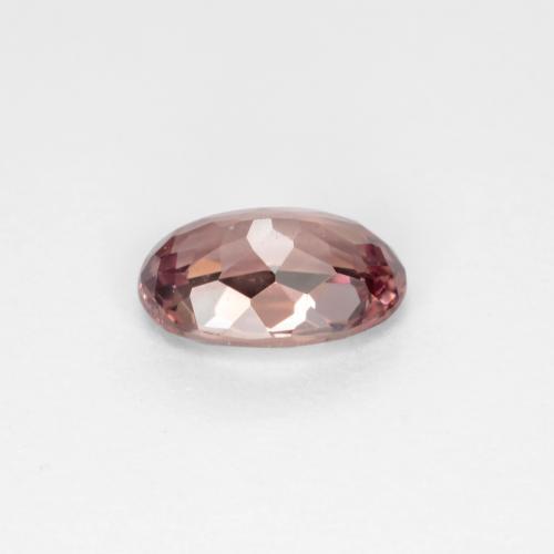 Grenat à changement de couleur marron naturelle coupe ovale, 0,57 ct, VVS-VS