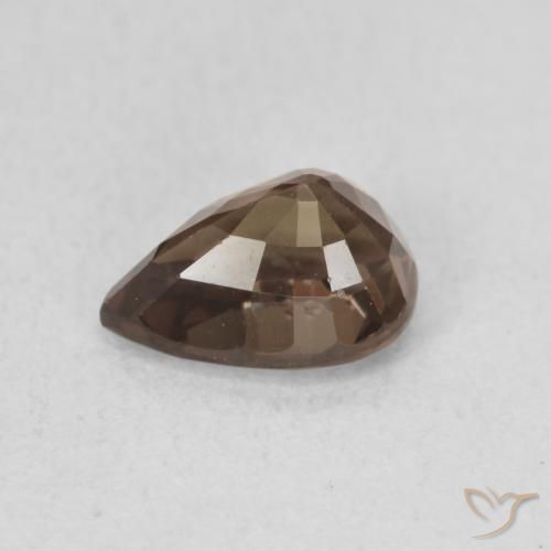 Grenat Couleur Changeant Brun léger moyen naturelle En forme de poire, 1.23 ct, VVS-VS