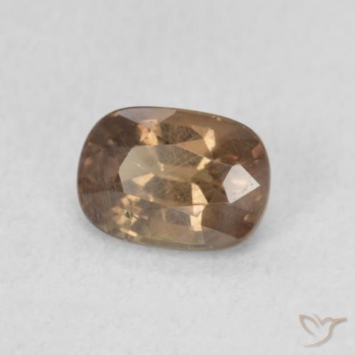 Grenat Couleur Changeant Marron foncé naturelle ovale, 1.08 ct, VS