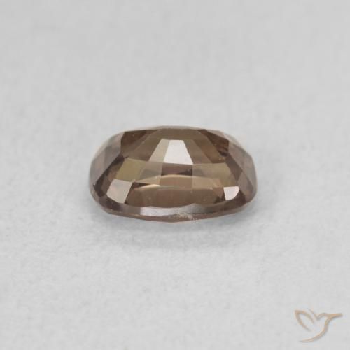 Grenat Couleur Changeant Brun léger moyen naturelle Coussin, 0.98 ct, VS