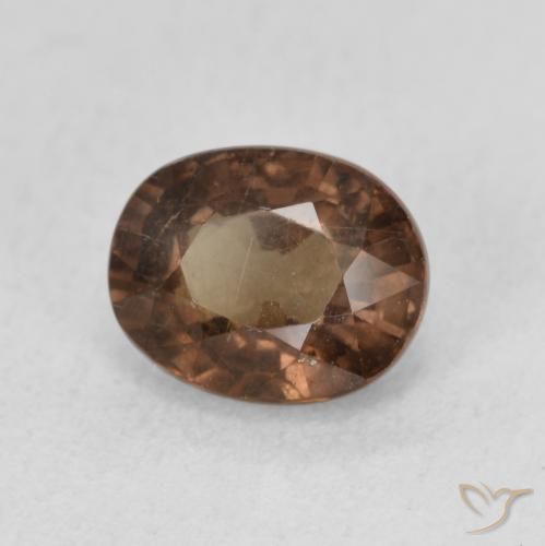 Grenat Couleur Changeant Marron foncé naturelle ovale, 1.89 ct, VS