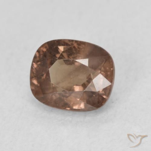 Grenat Couleur Changeant Brun léger moyen naturelle Coussin, 1.00 ct, VS