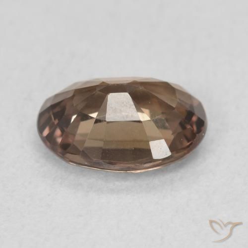 Grenat Couleur Changeant Brun léger moyen naturelle ovale, 1.25 ct, VS