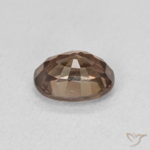 Grenat Couleur Changeant Brun léger moyen naturelle ovale, 1.27 ct, VS