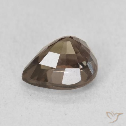 Grenat Couleur Changeant Marron foncé naturelle En forme de poire, 1.14 ct, VS