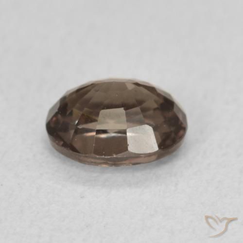 Grenat Couleur Changeant Marron foncé naturelle ovale, 0.97 ct, VS